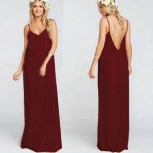 SHOW ME YOUR MUMU Jolie maxi dress Merlot